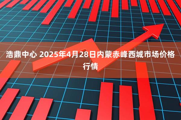 浩鼎中心 2025年4月28日内蒙赤峰西城市场价格行情