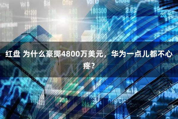红盘 为什么豪掷4800万美元，华为一点儿都不心疼？